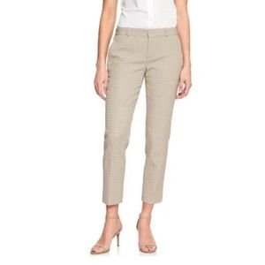NWT Banana Republic Avery Mid Rise Straight Through Hip&Thigh Ankle Length Pant